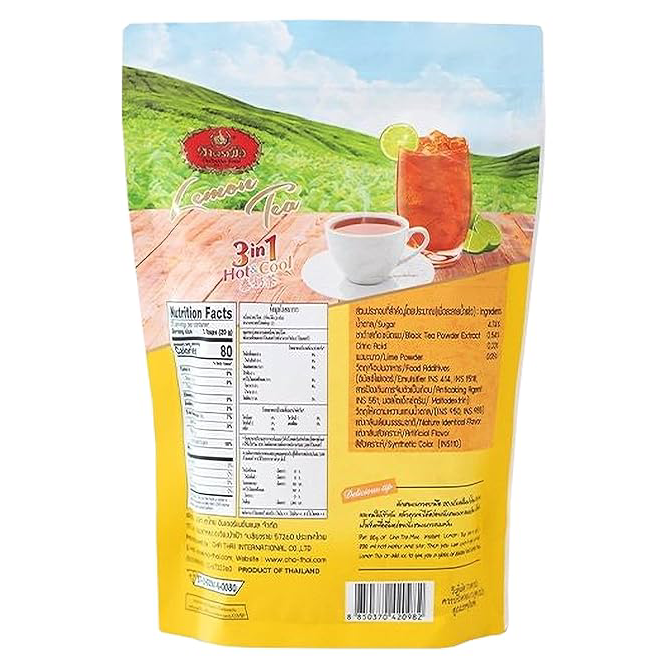 Cha Tra Mue - 3 in 1 Leomn Tea, Formula 2 100g. (20 x 5g. bags)