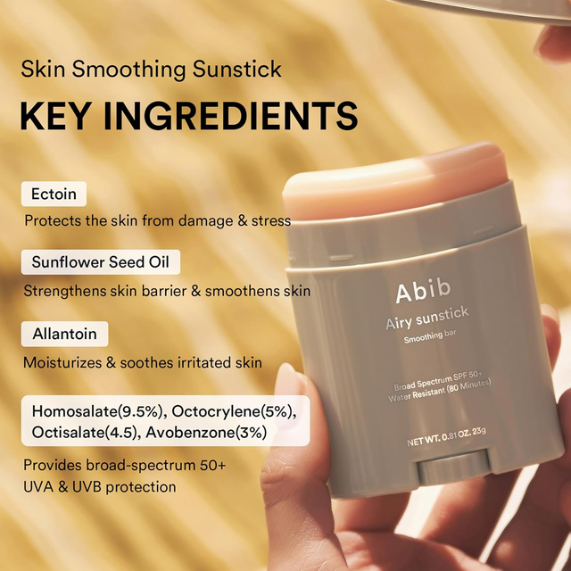 Abib - Airy Sunstick Smoothing Bar 23g.