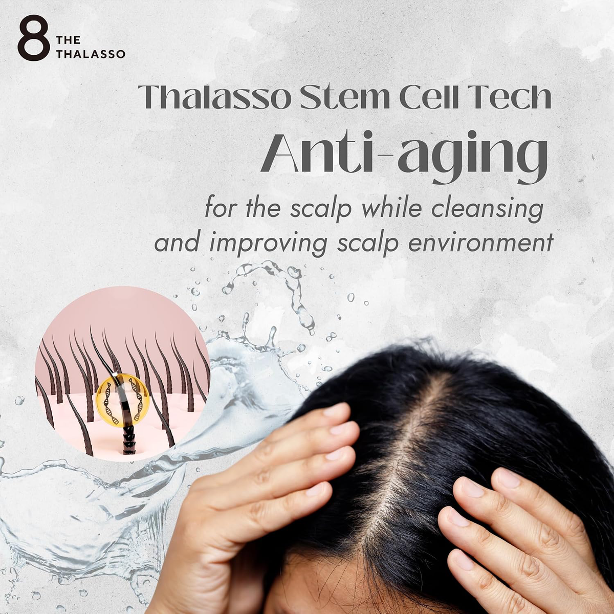 8 THE THALASSO - Cleansing Repair & Moist Shampoo 475ml.