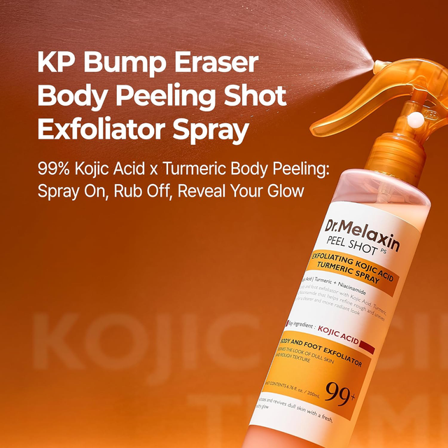 Dr.Melaxin - Peel Shot Exfoliating Kojic Acid Turmeric Spray 200ml.