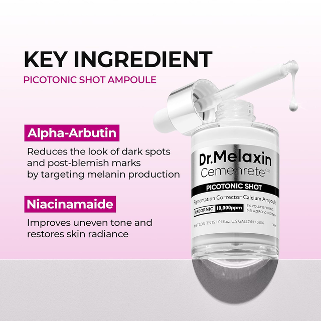 Dr.Melaxin - Cemenrete Picotonic Shot Pigmentation Corrector Calcium Ampoule 30ml.