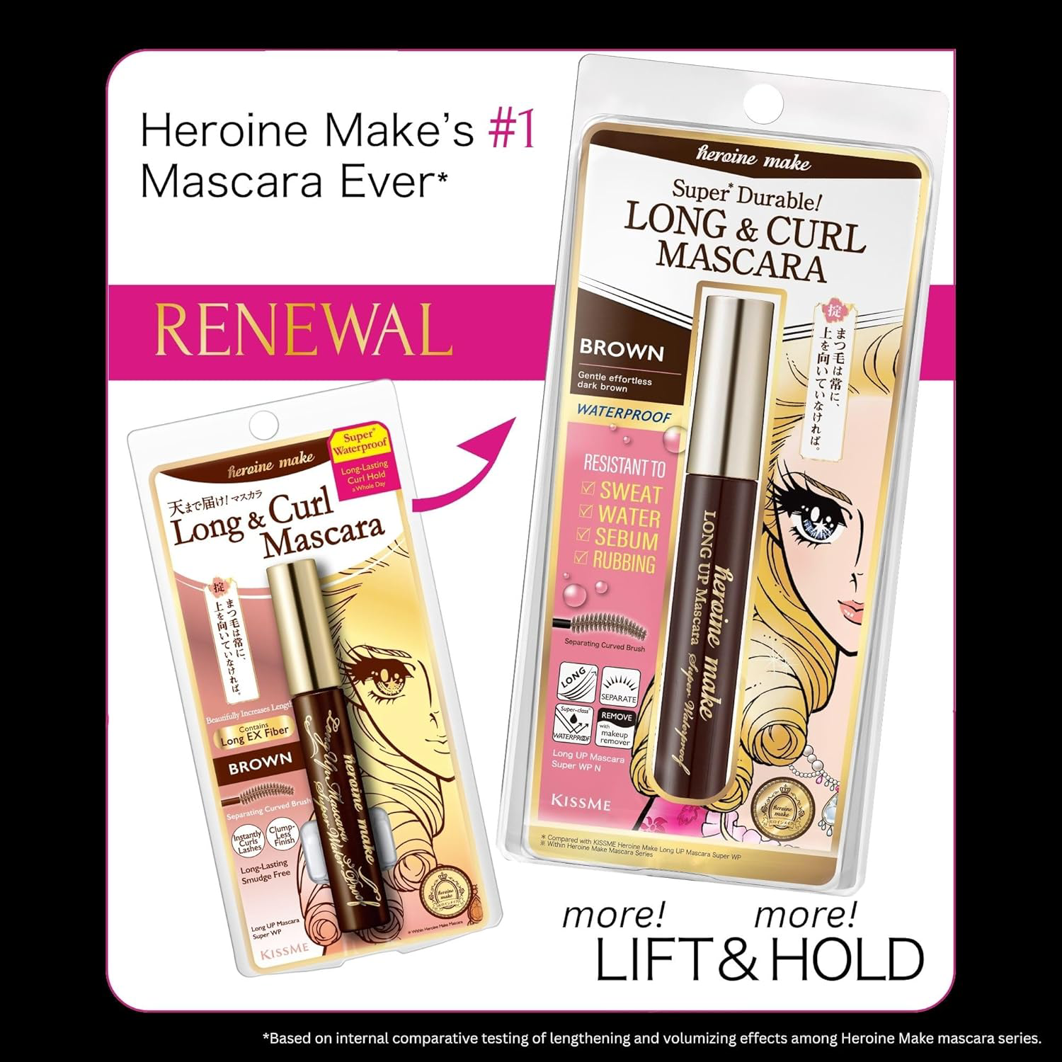 Kiss Me - Heroine Make Long Up Mascara Super Waterproof N #02 6g.