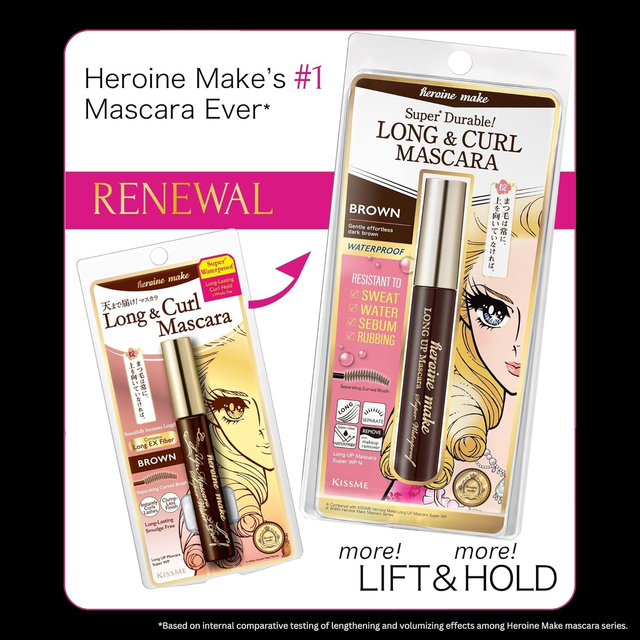 Kiss Me - Heroine Make Long Up Mascara Super Waterproof N #02 6g.