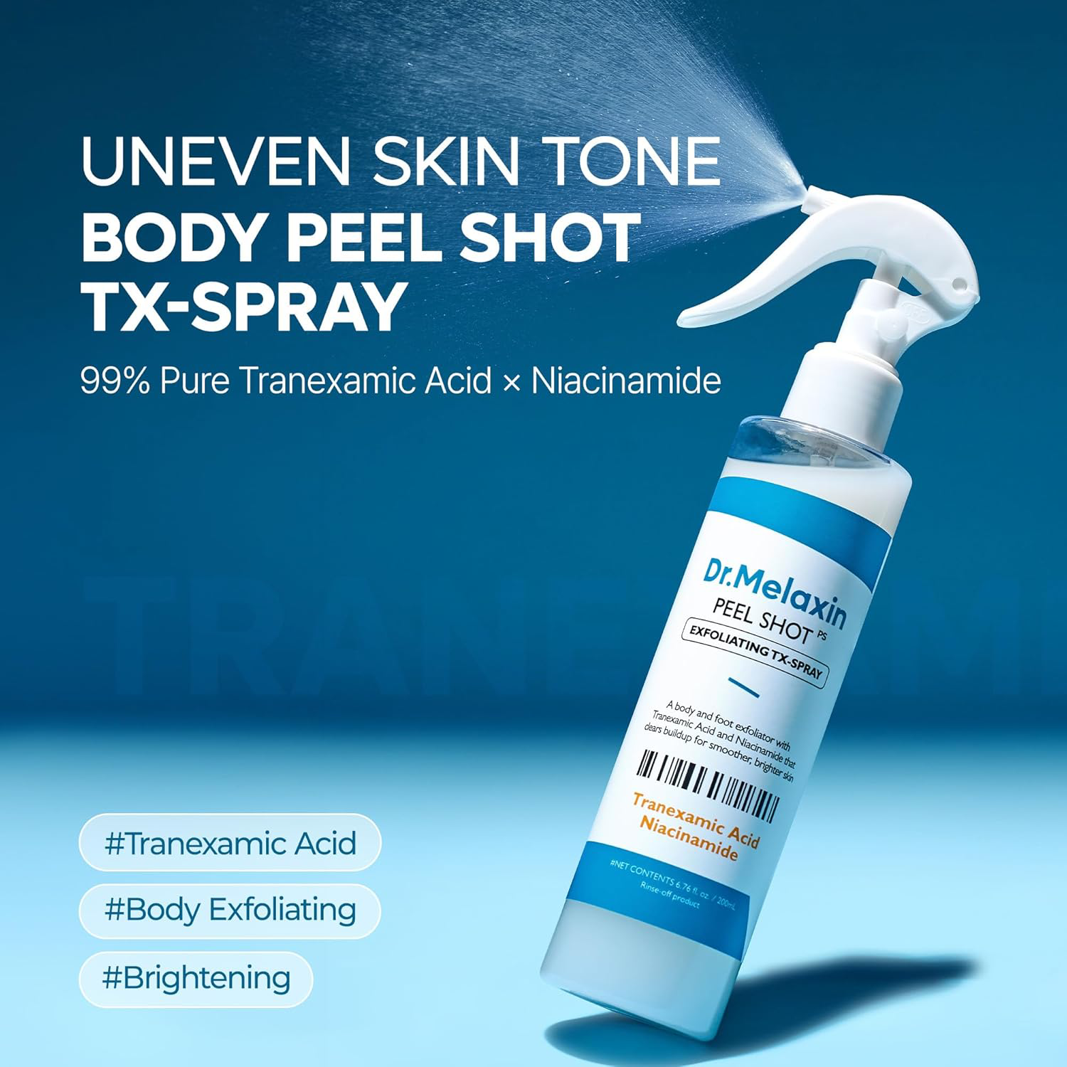 Dr.Melaxin - Peel Shot Body Exfoliating TX-Spray 200ml.