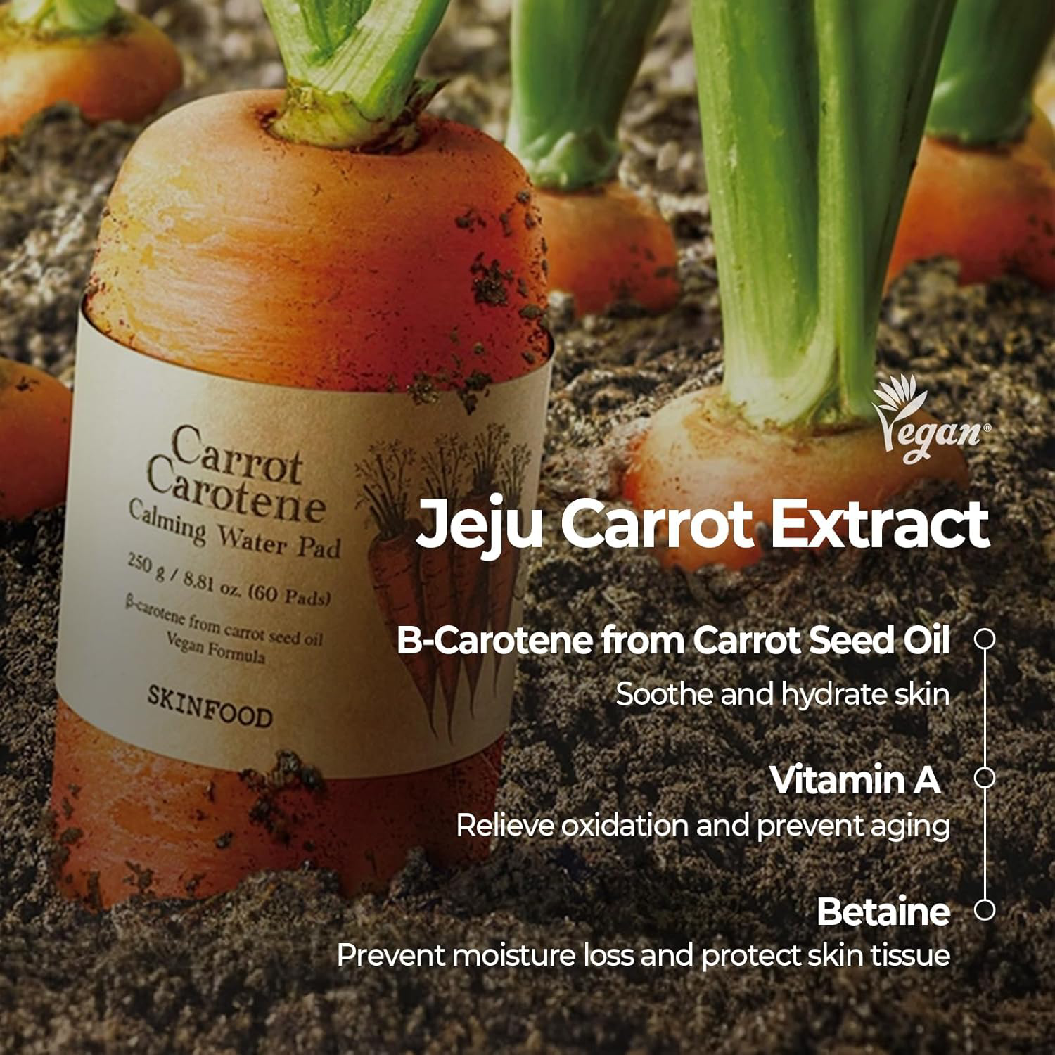 Skinfood - Carrot Carotene Daily Mask 270g. (30 Sheets)