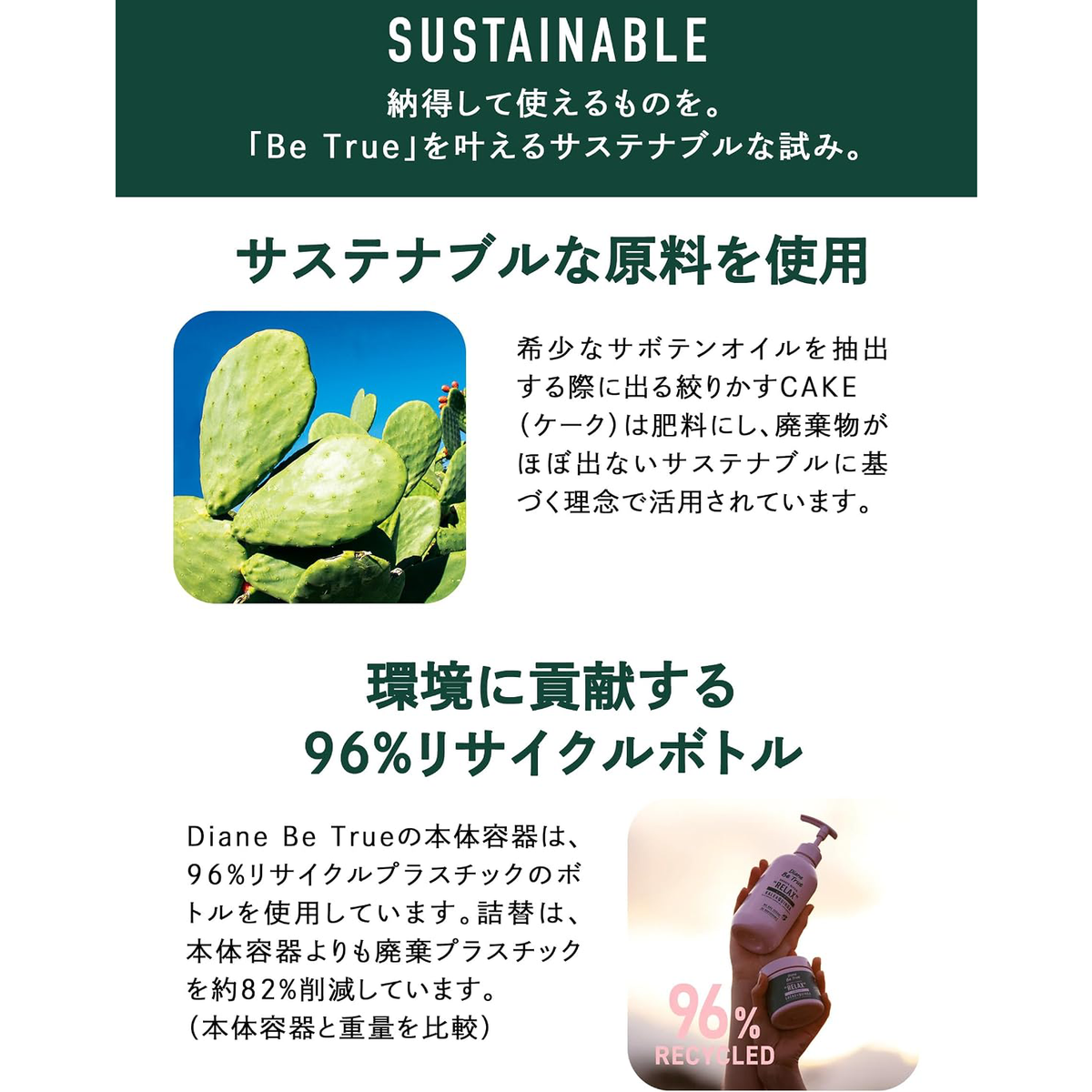 Moist Diane - Diane Be True Relax Oatmeal & Kale Rose & Basil Scent 400ml.