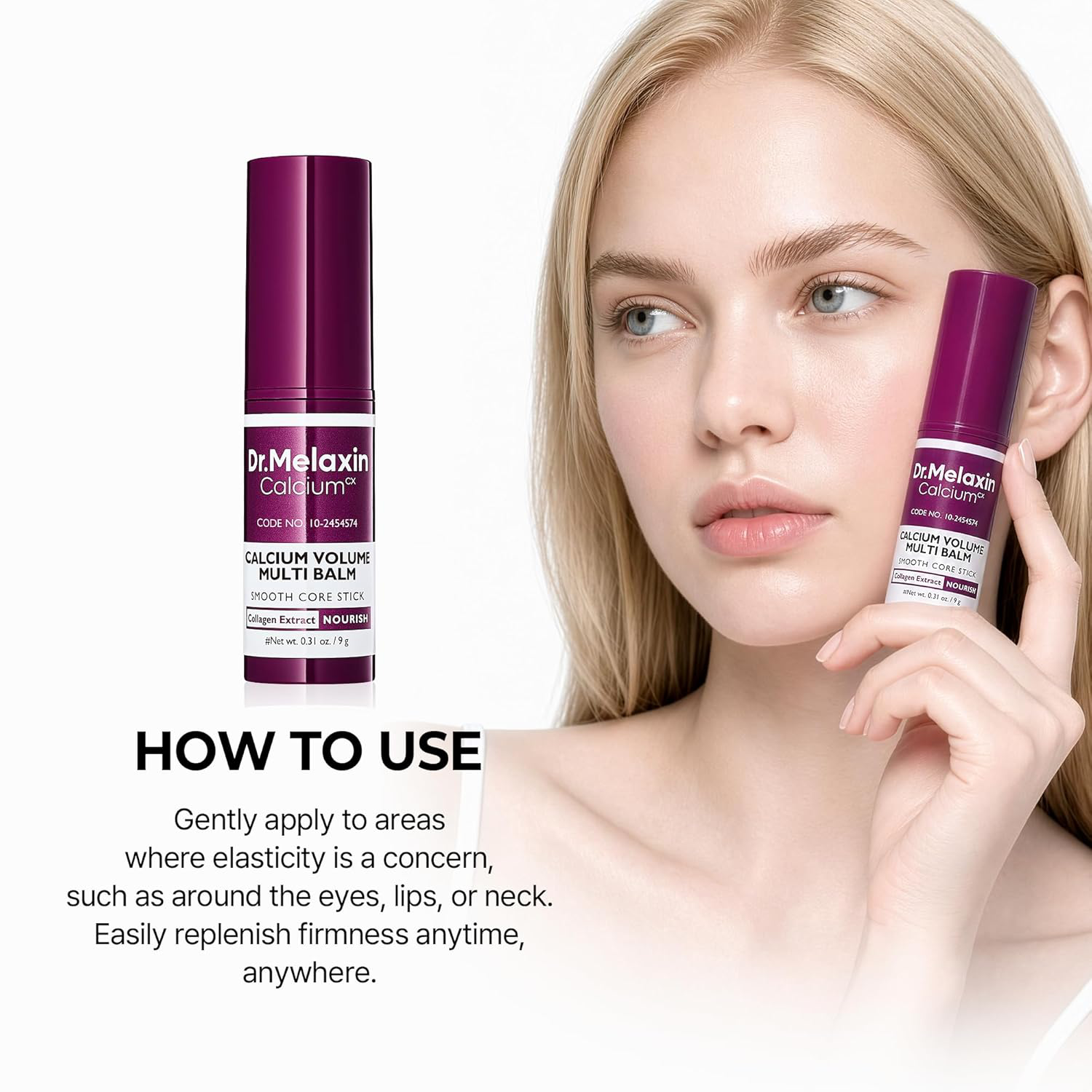 Dr.Melaxin - Cemenrete Calcium Volume Multi Balm Smooth Core Stick 9g.
