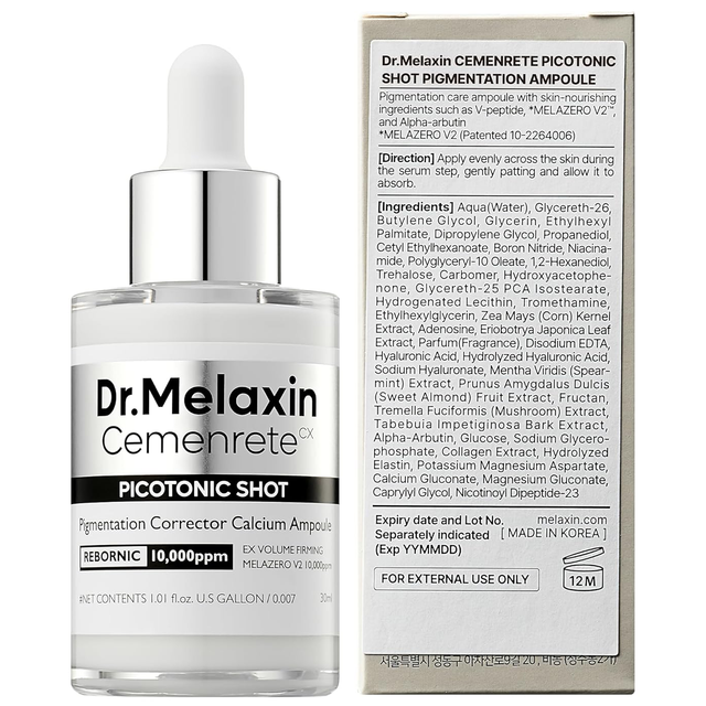 Dr.Melaxin - Cemenrete Picotonic Shot Pigmentation Corrector Calcium Ampoule 30ml.