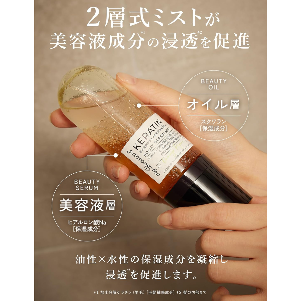 myBoostars - Keratin Booster-Repair Mist 90ml.