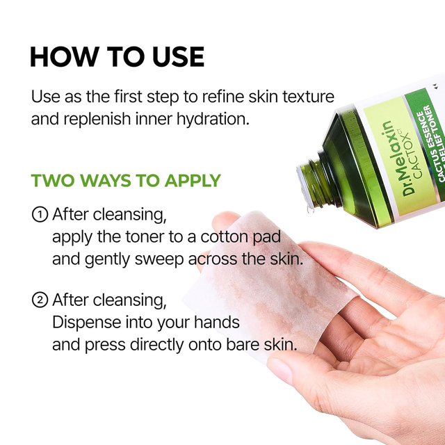 Dr.Melaxin - CACTOX Cactus Essence Pore Relief Toner + PHA 150ml.