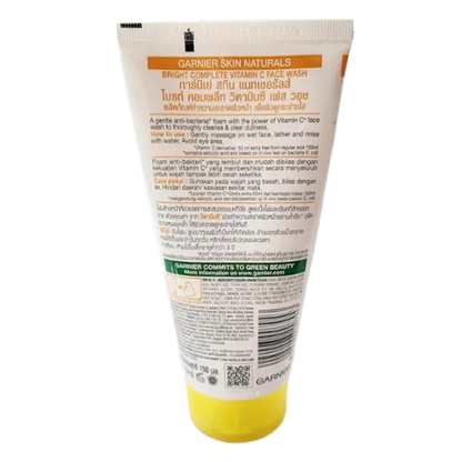 Garnier - Bright Complete - Vitamin C Lemon Face Wash 100 ml.