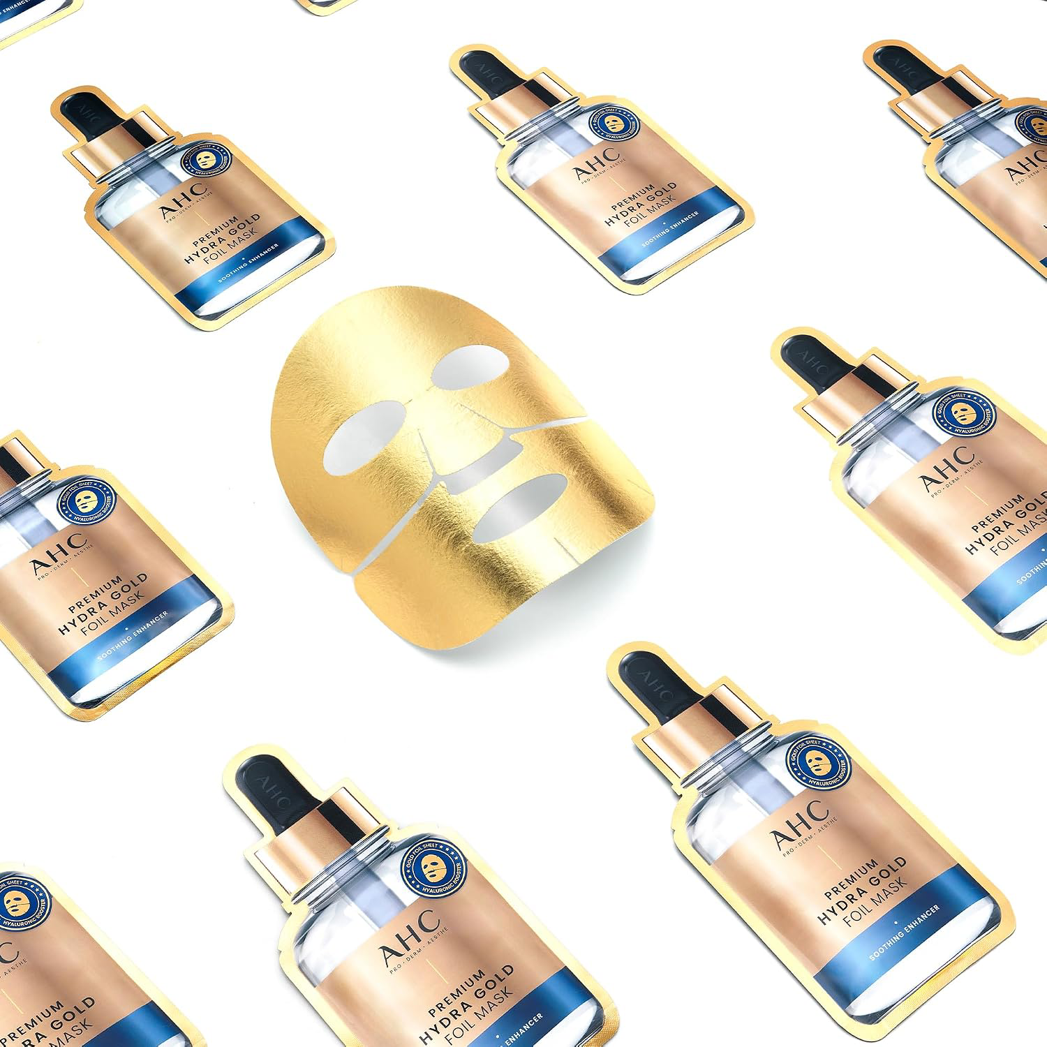 AHC - Premium Hydra Gold Foil Mask Set 25g. (5 Sheets)