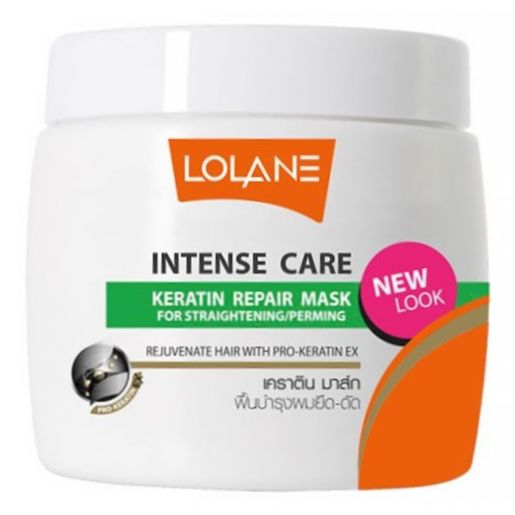 Lolane - Intense Care Keratin Repair Mask for Straightening Hair 200g.