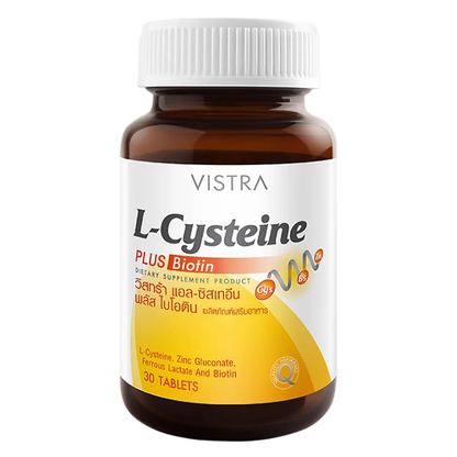 Vistra - L-Cysteine Plus Biotin (30 tablets)