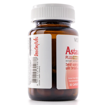 Vistra - Astaxanthin Plus Vitamin E 6 mg. (30 capsules)