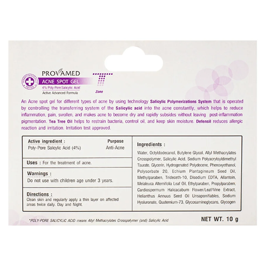 Provamed - Acne Spot Gel 10g.