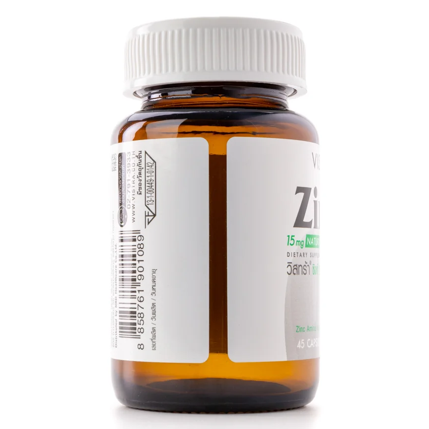Vistra - Zinc 15 mg. Natural Extract (45 capsules)