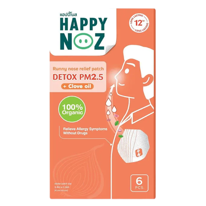 Happy Noz - Adult - Orange Formula (Pack of 3 x 6 patches)