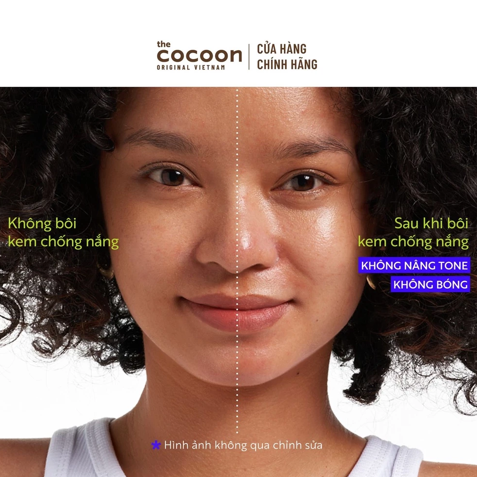 Cocoon Vietnam - Winter Melon Sunscreen SPF 50+ PA++++ UVA-PF 37 (Kem Chống Nắng Bí Đao) with Winter Melon Extract & Antioxidants 50ml.