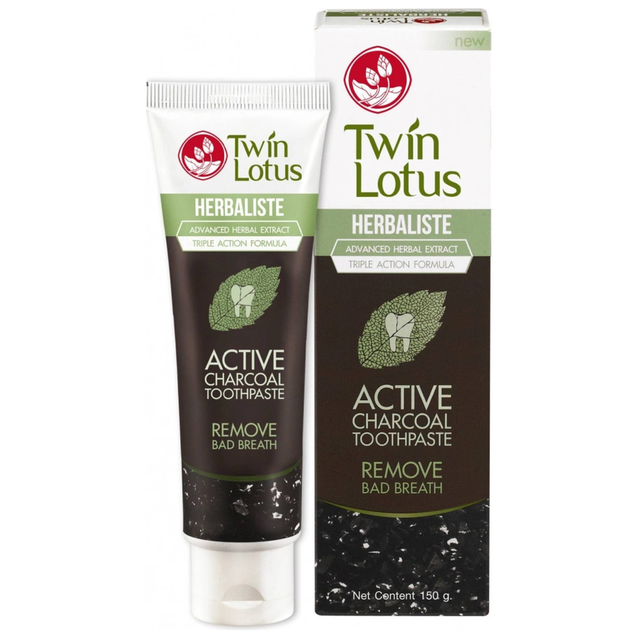 Twin Lotus - Active Charcoal 150 g. - Made in Thailand