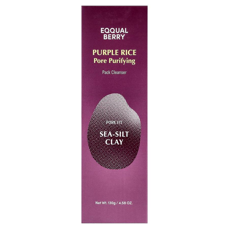EQQUALBERRY - Purple Rice Pore Purifying Pack Cleanser 130g.