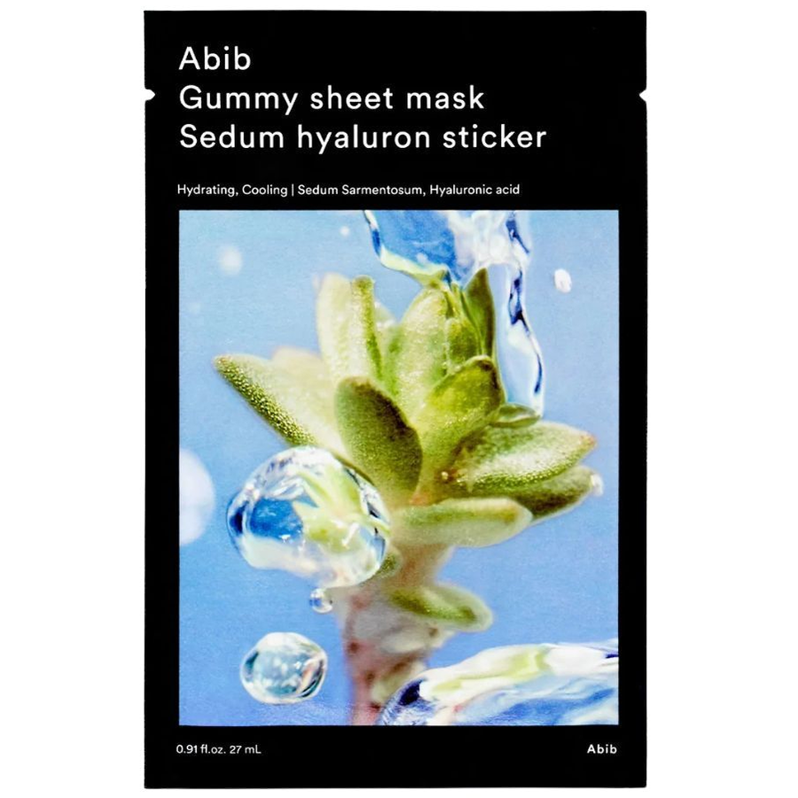 Abib - Abib - Gummy Sheet Mask Sedum Hyaluronic Acid Sticker 27ml. (Pack of 3)