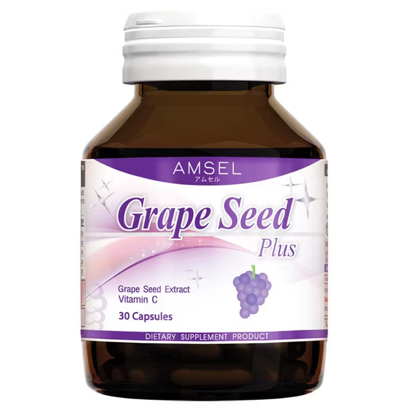 Amsel - Grape Seed Plus, Grape Seed Extract, Vitamin C (30 capsules)
