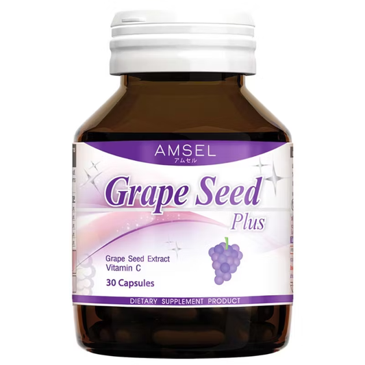 Amsel - Grape Seed Plus, Grape Seed Extract, Vitamin C (30 capsules)