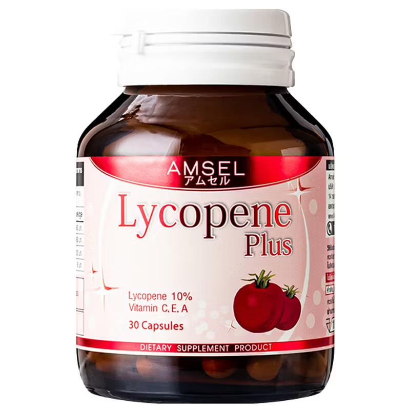 Amsel - Lycopene Plus, Lycopene 10%, Vitamin C, E, A (30 capsules)