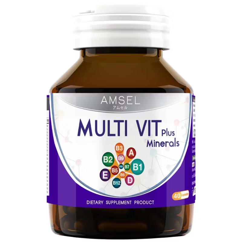 Amsel - Multi Vit Plus Minerals (40 capsules)