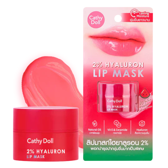 Cathy Doll - 2% Hyaluron Lip Mask Watermelon Smoothie 4.5g.