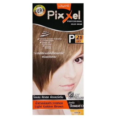 Lolane - Pixxel Color Cream P21 - Light Golden Brown 50g.