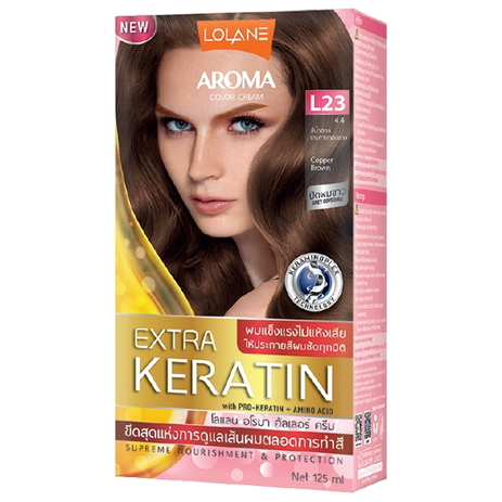 Lolane - Aroma Rose Color Cream L23 - Copper Brown 125ml.