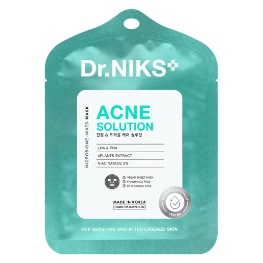 Dr.NIKS - Acne Solution Microbiome-Mixed Mask 27ml. (Pack of 3)