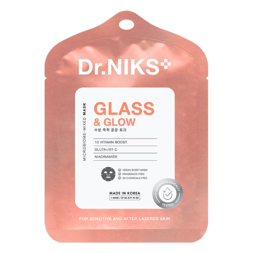 Dr.NIKS - Glass & Glow Microbiome-Mixed Mask 27ml. (Pack of 3)