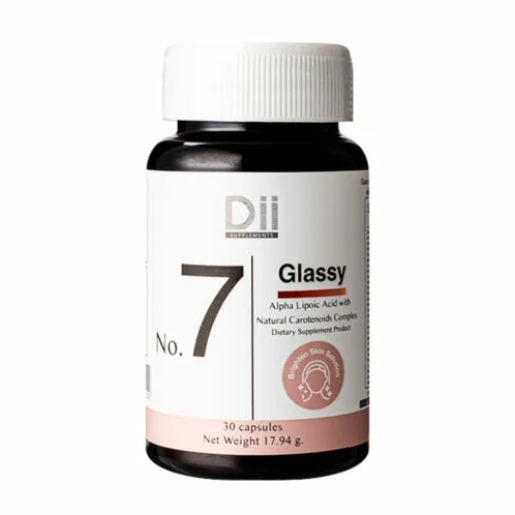 DII - No.7 Glassy, Alpha Lipoic Acid with Natural Carotenoids Complex (30 capsules)