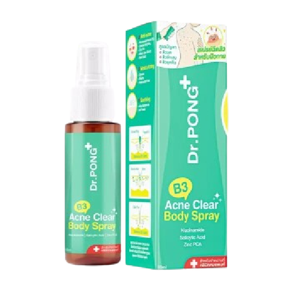 Dr.PONG - B3 Acne Clear Body Spray 60ml.