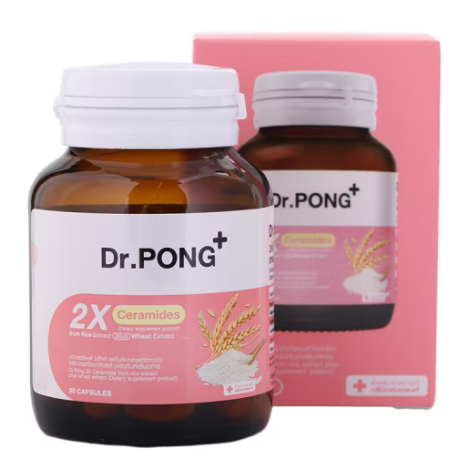 Dr.PONG - 2X Ceramides From Rice Extract Plus Wheat Extract (30 capsules)