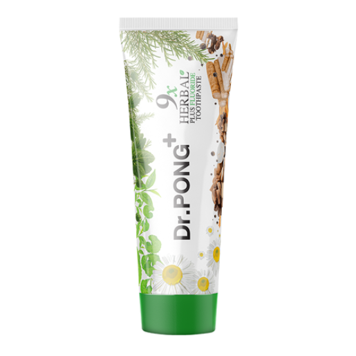 Dr.PONG - 9X Herbal Plus Fluoride Toothpaste 100g.