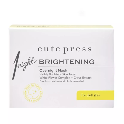 Cute Press - 1 Night Brightening Overnight Mask 50g.