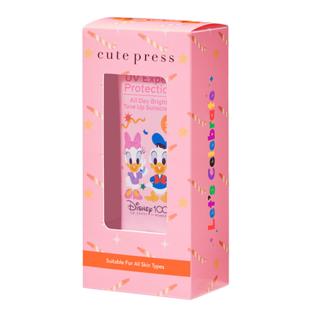 Cute Press - Let's Celebrate UV Expert All Day Bright Tone Up Sunscreen SPF50+ PA++ 30g.