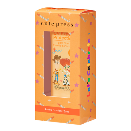 Cute Press - Let's Celebrate UV Expert Bare Skin Tone Up Sunscreen SPF 50+ PA++ 30g.
