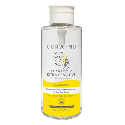 CURA-MD - Prebiotic Extra Sensitive Cleansing Water 500ml.