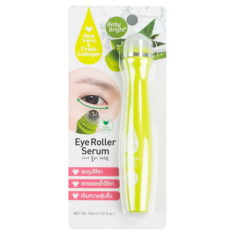 Baby Bright - Aloe Vera & Fresh Collagen Eye Roller Serum 15ml.