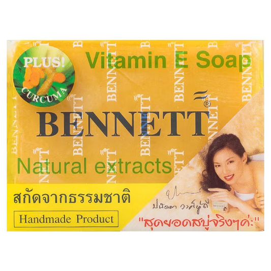 Bennett - Natural Extracts Soap with Vitamin E & Turmeric 130g.