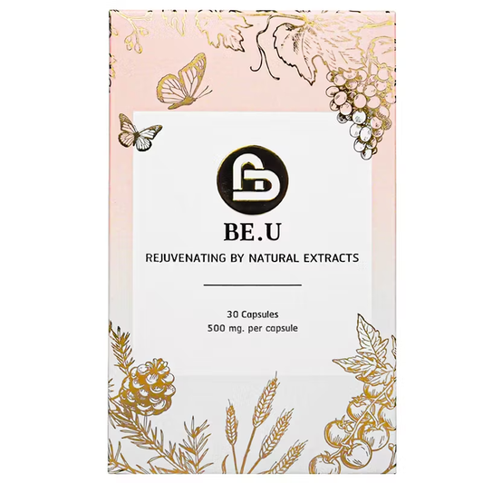 BE.U - Rejuvenating By Natural Extracts Supplement (30 capsules / 500mg. each)