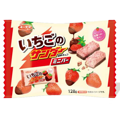 Thunder Chocolate - Mini Bar Strawberry 128 g. - Made in Japan