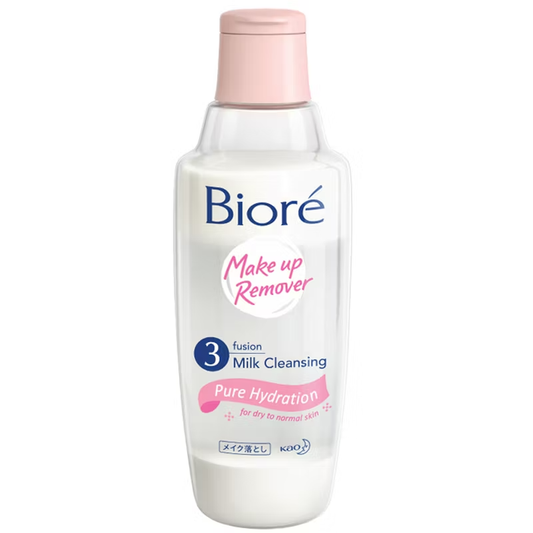 Biore - Make Up Remover 3 Fusion Milk Cleansing Pure Hydration 300ml.