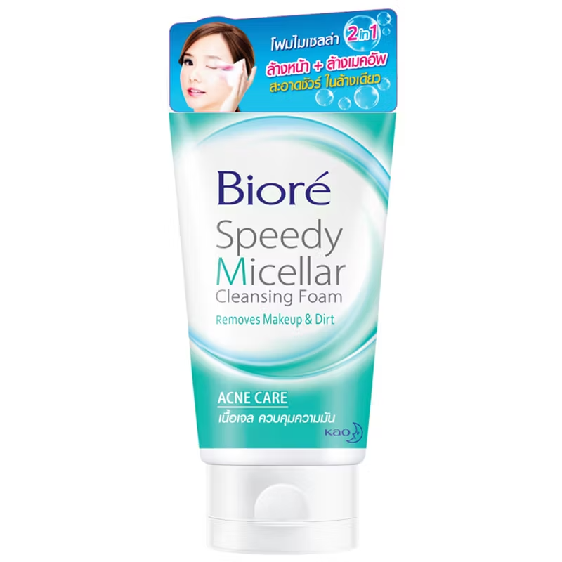 Biore - Speedy Micallar Cleansing Foam Acne Care 90ml.