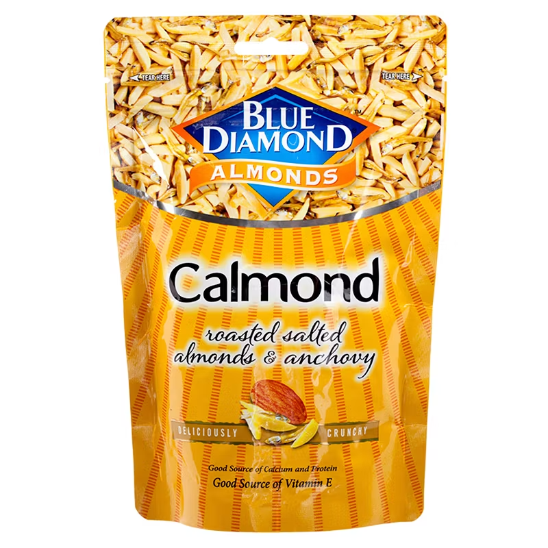 Calmond Blue Diamond - Calmond (Almonds and Seasoned Baked Fish) 130 g ...
